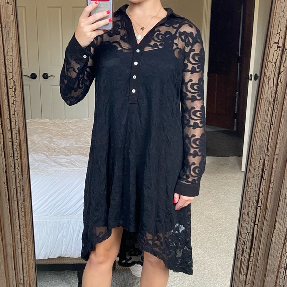 Altar'd State Dresses & Skirts - ALTAR’D STATE LACE HIGH LOW DRESS